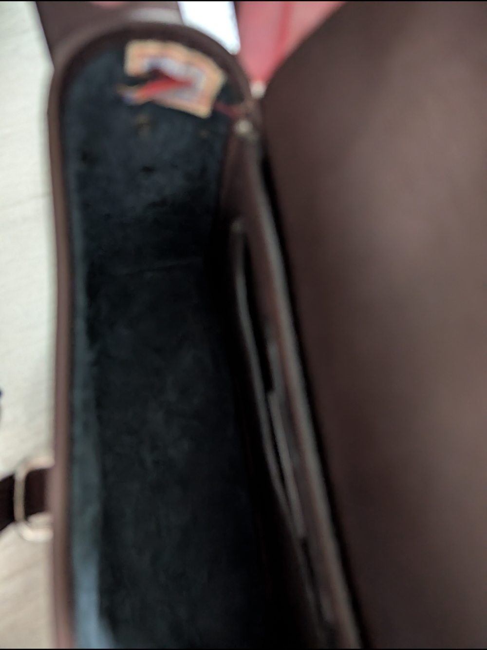 Dooney & Bourke Brown and Black Pebbled Leather Crossbody - Picture 12 of 14